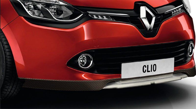 Renault Clio Uyumlu 4 (2012-2016) Sport Ön Tampon Altı Ek + Lip (Plastik)