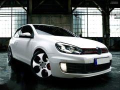 Volkswagen Golf Uyumlu 6 Mk6 2009-2012 Ön Tampon + Panjur Gti