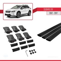 Subaru XV 2012-2017 Arası ile Uyumlu FLY Model Ara Atkı Tavan Barı SİYAH 3 ADET BAR