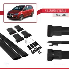 Volkswagen Touran 2003-2010 Arası ile uyumlu FLY Model Ara Atkı Tavan Barı SİYAH