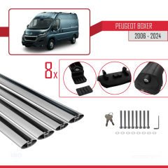 Peugeot Boxer 2006 ve Sonrası ile uyumlu ACE-1 Ara Atkı Tavan Barı GRİ 4 ADET BAR