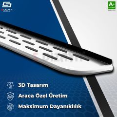 S-Dizayn Chery Tiggo7 Pro OEM Still Pro V1 Aluminyum Yan Basamak 183 Cm 2022 Üzeri