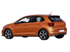 Volkswagen Polo Uyumlu Mk6 Krom Bagaj Alt Çıta 2017-2021