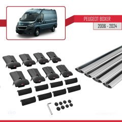 Peugeot Boxer 2006 ve Sonrası ile uyumlu FLY Model Ara Atkı Tavan Barı GRİ 4 ADET BAR