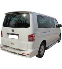 Volkswagen Caravelle Uyumlu Arka Tampon Altı (Paçalıksız) 2 Parça Fiber 2003-2010