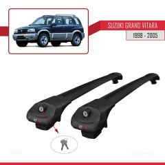 Suzuki Grand Vitara 1998-2005 Arası ile uyumlu ACE-1 Ara Atkı Tavan Barı SİYAH