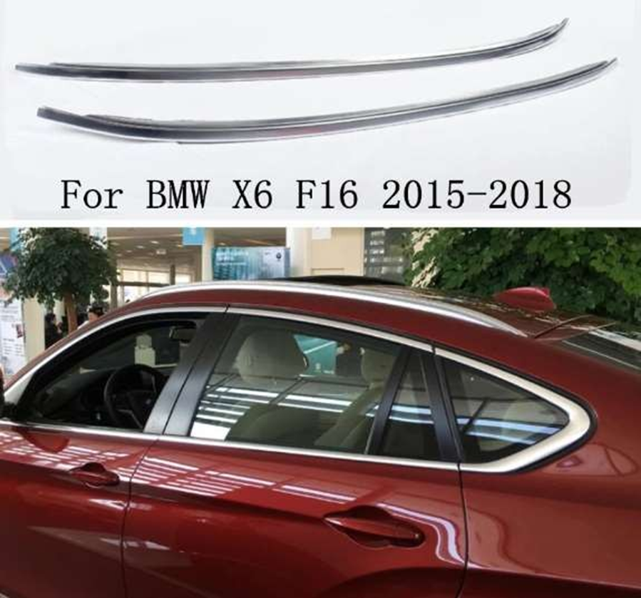 Bmw X6 Uyumlu 2016 2019 Tavan Çıtası Gümüş Parça