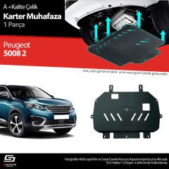 S-Dizayn Peugeot 5008 Çelik Karter Muhafaza 2017 Üzeri A+ Kalite