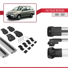 Fiat Palio WEEKEND 1996-2007 Arası ile uyumlu ACE-1 Ara Atkı Tavan Barı GRİ