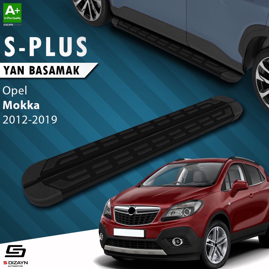 S-Dizayn Opel Mokka S-Plus Siyah Yan Basamak 163 Cm 2012-2019