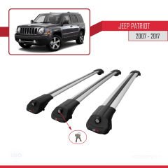 Jeep Patriot 2007-2017 Arası ile uyumlu ACE-1 Ara Atkı Tavan Barı GRİ 3 ADET BAR