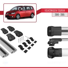 Volkswagen Touran CROSS 2010-2015 Arası ile uyumlu ACE-1 Ara Atkı Tavan Barı GRİ