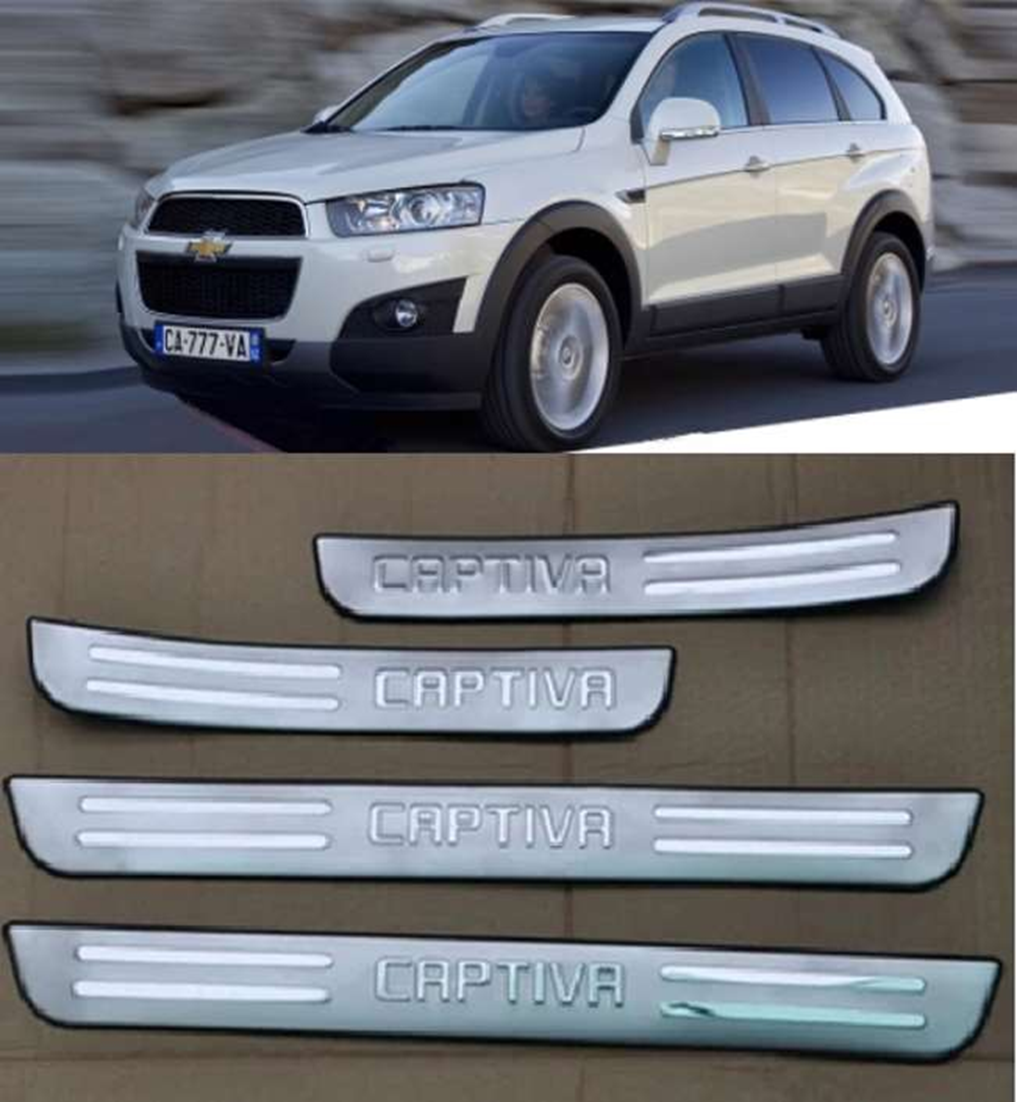 Chevrolet Captiva Uyumlu 2006 Sonrası Dış Kapı Eşiği Krom Parça