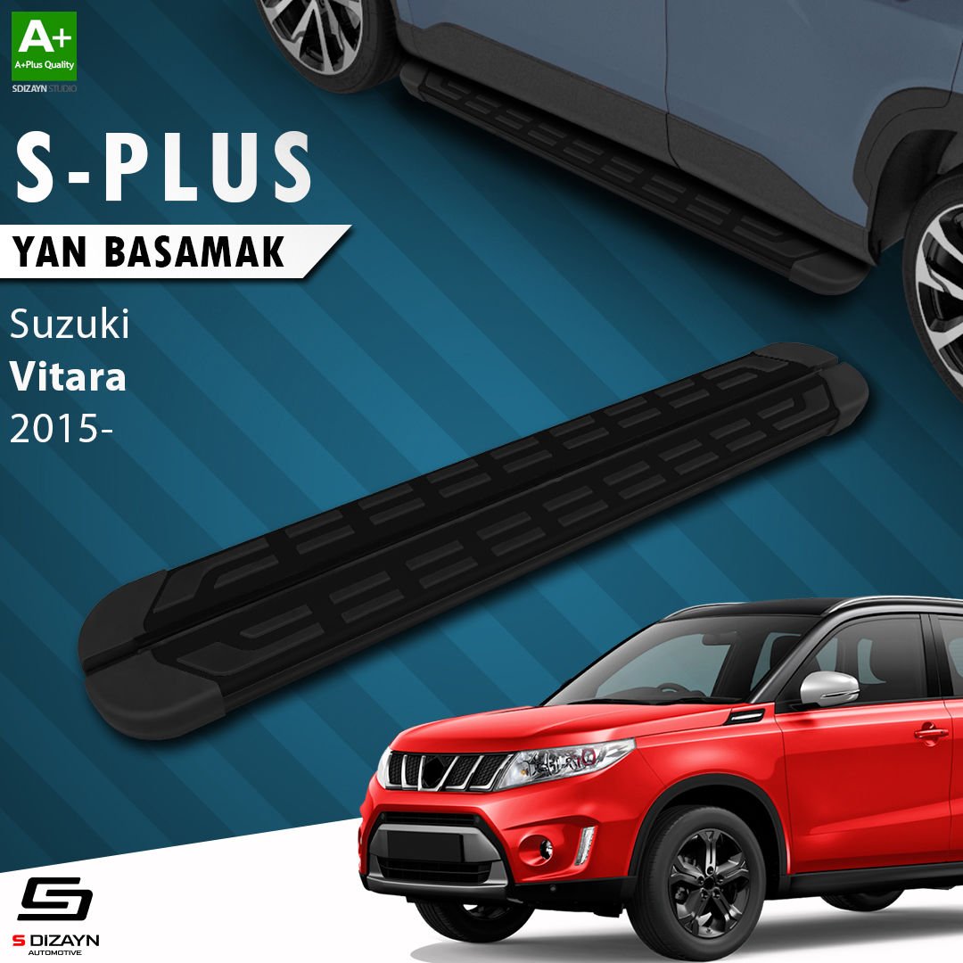 S-Dizayn Suzuki Vitara 4 S-Plus Siyah Yan Basamak 163 Cm 2015 Üzeri