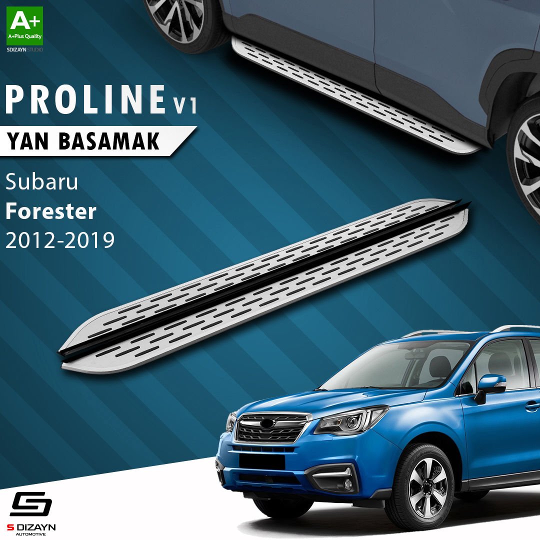 S-Dizayn Subaru Forester 4 OEM Still Pro V1 Aluminyum Yan Basamak 183 Cm 2012-2019