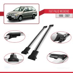 Fiat Palio WEEKEND 1996-2007 Arası ile uyumlu FLY Model Ara Atkı Tavan Barı GRİ