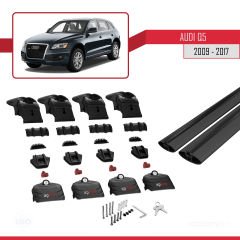 Audi Q5 (8R) 2009-2017 Arası ile uyumlu ACE-2 Ara Atkı Tavan Barı SİYAH