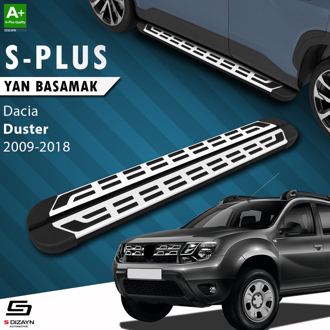 S-Dizayn Dacia Duster S-Plus Gri Yan Basamak 173 Cm 2009-2018