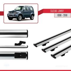 Suzuki Jimny 1998-2018 Arası ile uyumlu Basic Model Ara Atkı Tavan Barı GRİ 3 ADET