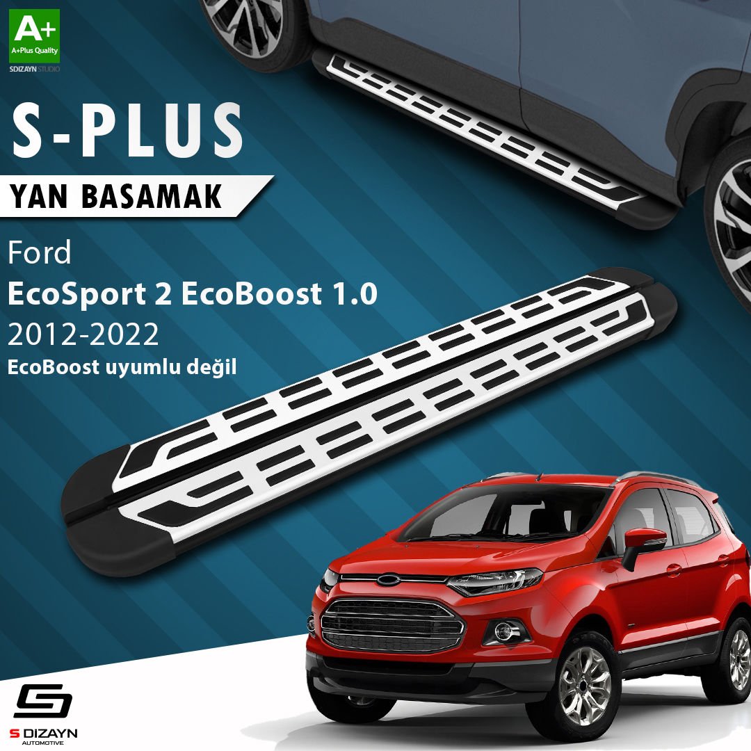 S-Dizayn Ford EcoSport 2 S-Plus Gri Yan Basamak 173 Cm 2012-2022