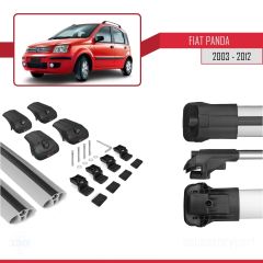 Fiat Panda 2003-2012 Arası ile uyumlu ACE-1 Ara Atkı Tavan Barı GRİ