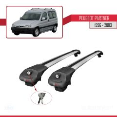 Peugeot Partner 1996-2003 Arası ile uyumlu ACE-1 Ara Atkı Tavan Barı GRİ