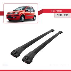 Fiat Panda 2003-2012 Arası ile uyumlu ACE-1 Ara Atkı Tavan Barı SİYAH