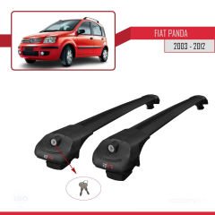 Fiat Panda 2003-2012 Arası ile uyumlu ACE-1 Ara Atkı Tavan Barı SİYAH