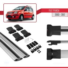 Fiat Panda 2003-2012 Arası ile uyumlu FLY Model Ara Atkı Tavan Barı GRİ