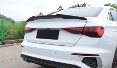 Audi A3 Uyumlu Sedan 2021+ M4 Spoiler - Piano Black (Parlak Siyah)