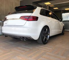 Audi A3 Uyumlu Hatchback (2014-2018) Camustu Spoiler - Piano Black (Parlak Siyah)