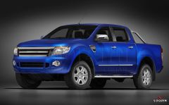 Ford Ranger Uyumlu Kapı Koruma Çıtası Krom 2011 Üzeri