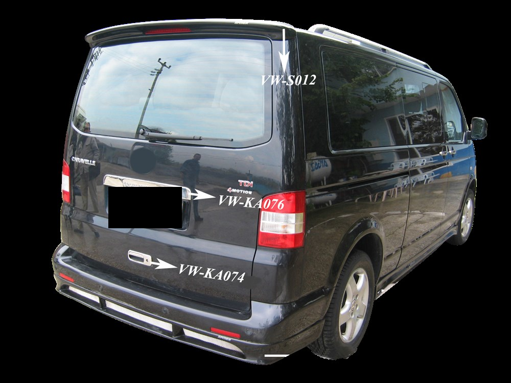 Volkswagen Caravelle Uyumlu T5.5 Spoiler Bagaj Gt Md:1 Fiber 2010-2015