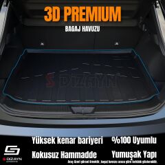 S-Dizayn VW Passat B8 3D Pro Bagaj Havuzu 2015-2023 A+ Kalite