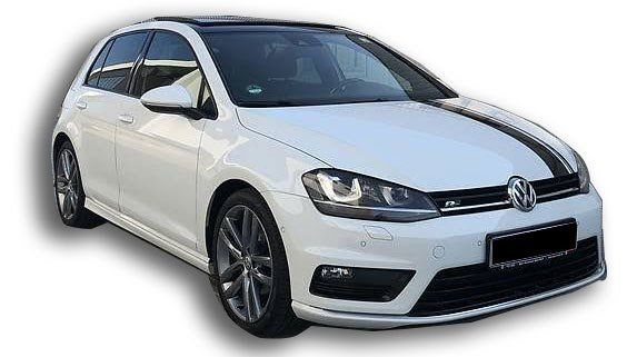 Volkswagen Golf Uyumlu 7-7,5 Serisi (2012-2020) R Model Marşpiyel Seti (Plastik)