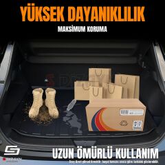 S-Dizayn VW T-Roc 3D Pro Bagaj Havuzu Üst Bagaj 2019 Üzeri A+ Kalite