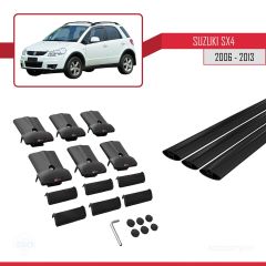 Suzuki SX4 2006-2013 Arası ile Uyumlu FLY Model Ara Atkı Tavan Barı SİYAH 3 ADET BAR