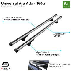 S-Dizayn Universal Standart Model Ara Atkı 160 Cm