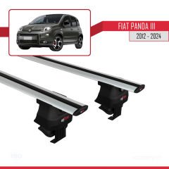 Fiat Panda III (319) 2012 ve Sonrası ile uyumlu ACE-4 Ara Atkı Tavan Barı GRİ