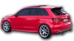 Audi A3 Uyumlu Yan Marşpiyel Hatchback 2013-2017 (Plastik)