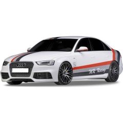 Audi A4 B8 2008 - 2012 RS4 Yan Marşpiyel Seti (Plastik)