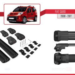 Fiat Qubo 2008-2017 Arası ile uyumlu ACE-1 Ara Atkı Tavan Barı SİYAH