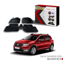 Dacia Sandero -2013 için Uyumlu 3D Paspas