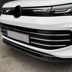 S-Dizayn VW Tiguan 3 Krom Ön Tampon Çıta Seti 7 Prç. 2024 Üzeri A+ Kalite