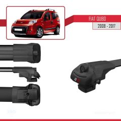 Fiat Qubo 2008-2017 Arası ile uyumlu ACE-1 Ara Atkı Tavan Barı SİYAH 4 ADET BAR