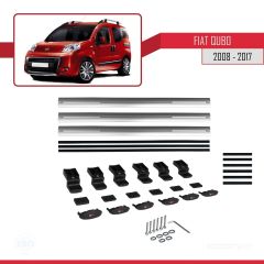 Fiat Qubo 2008-2017 Arası ile uyumlu Basic Model Ara Atkı Tavan Barı GRİ 3 ADET