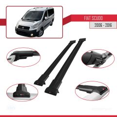 Fiat Scudo 2006-2016 Arası ile uyumlu FLY Model Ara Atkı Tavan Barı SİYAH