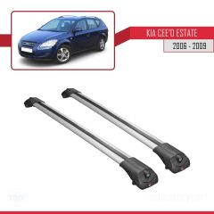 Kia Ceed Estate - SW 2006-2009 Arası ile uyumlu ACE-1 Ara Atkı Tavan Barı GRİ