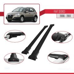 Fiat Sedici 2006-2013 Arası ile uyumlu FLY Model Ara Atkı Tavan Barı SİYAH