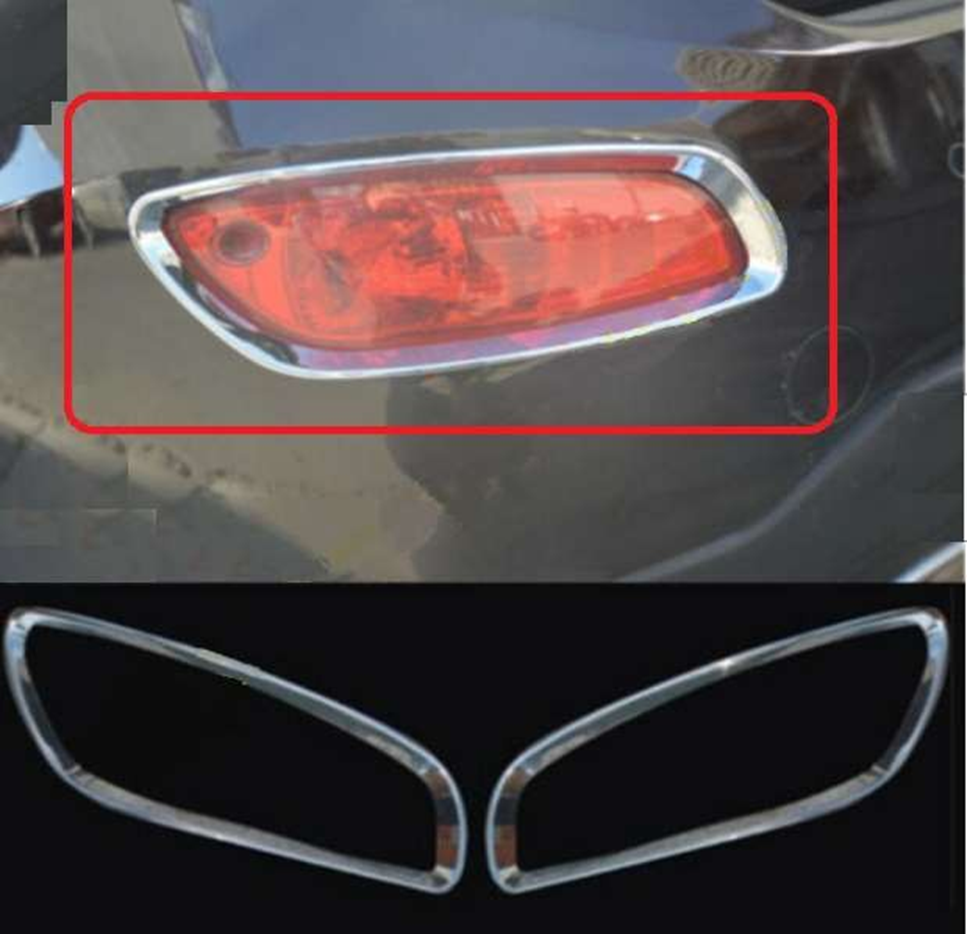 Hyundai Santa Uyumlu Fe 2006 2012 Arka Reflektör Çerçevesi Krom Parça